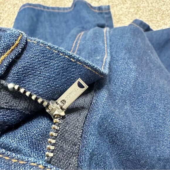 Wrangler Vintage 80s No Fault Blue Jean Shorts Size 4/27 - Picture 4 of 5